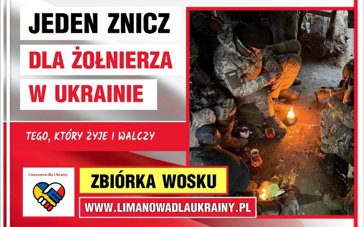 Zbiórka Limanowa dla Ukrainy - zdjęcie główne