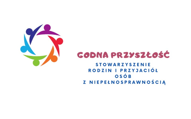 Logo stowarzyszenia wspierającego osoby z niepełnosprawnością.