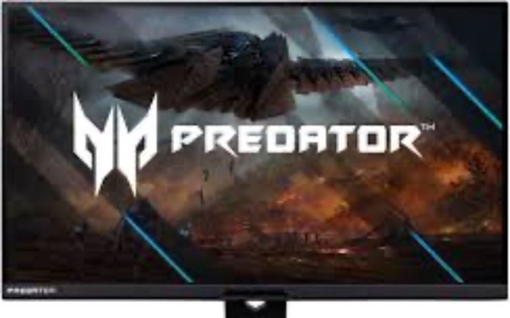 Monitor gamingowy Predator z dynamiczną grafiką.