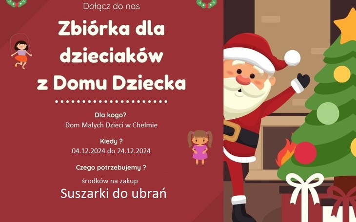 Zbiórka Zbiórka na Suszarkę dla Maluchów - zdjęcie główne