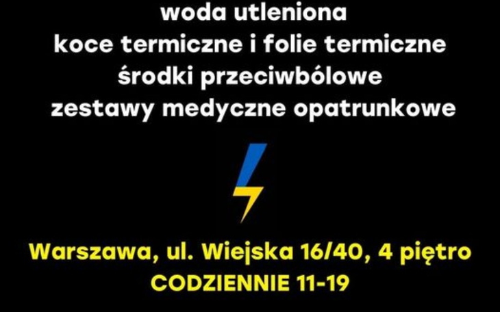 Zbiórka Ukraine - first need goods - zdjęcie główne