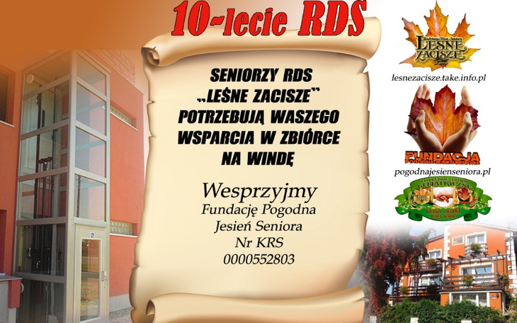 Zbiórka Winda dla Seniorów - zdjęcie główne