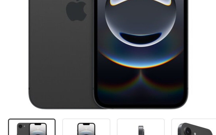 Nowy model iPhone'a z minimalistycznym designem.