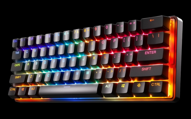 Klawiatura mechaniczna z podświetleniem RGB.