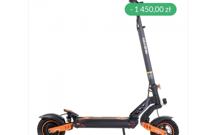Skuter elektryczny w promocji za 1450 zł.