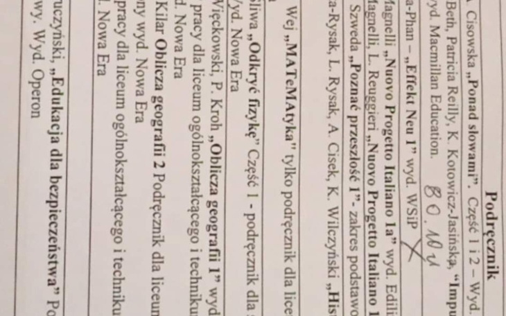 Zbiórka Książki do szkoły wyższej - zdjęcie główne