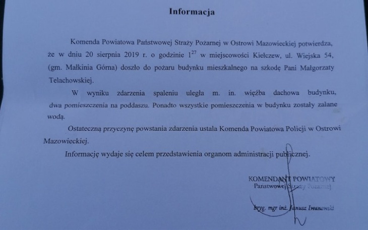 Zbiórka Dom po pożarze. - zdjęcie główne