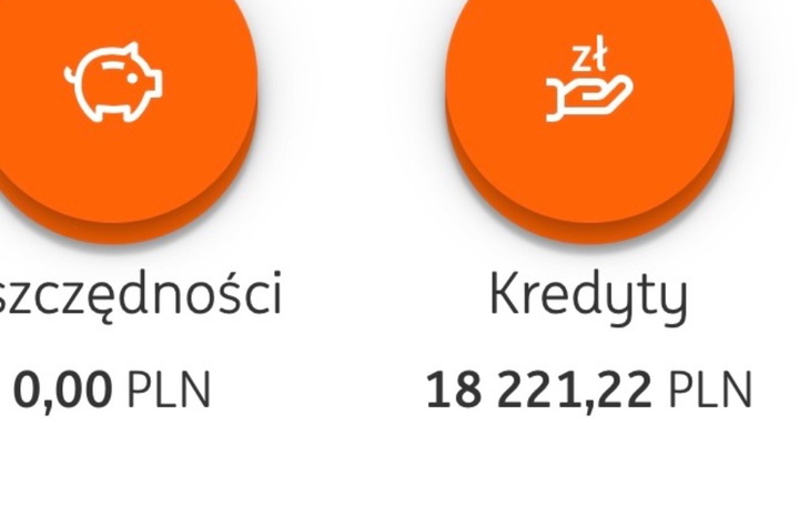 Ikony przedstawiające oszczędności i kredyty.