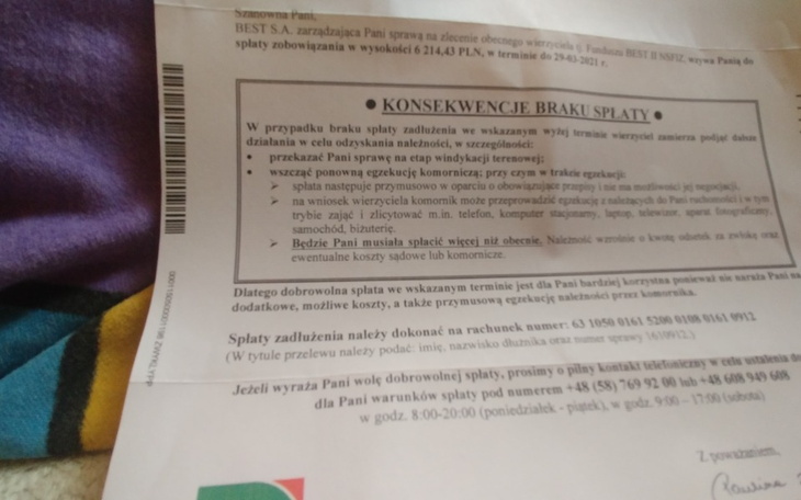 Zbiórka zbieram na długi 1 - zdjęcie główne