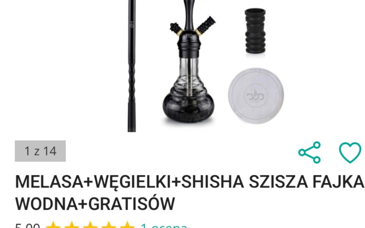 Zbiórka zbieram na sziszę bez tytoniu - zdjęcie główne