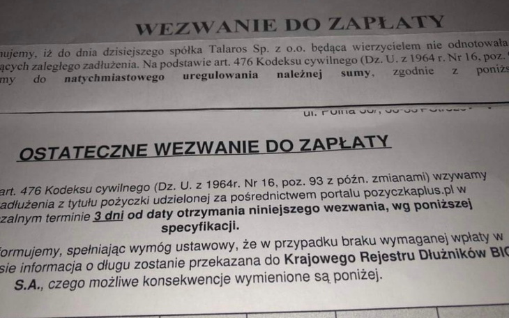 Zbiórka Wyjście z zadłużeń - zdjęcie główne
