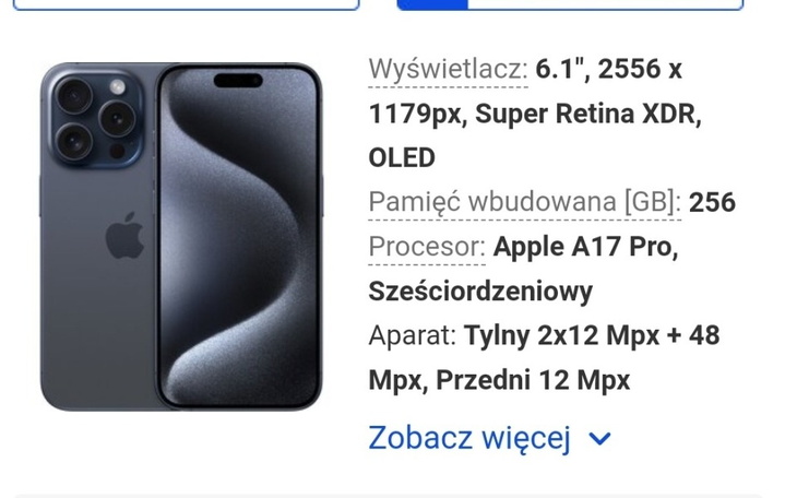Zbiórka Na iphona 15 pro max - zdjęcie główne