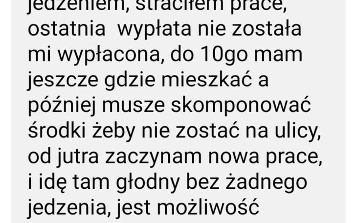 Zbiórka zakup Jedzenia - zdjęcie główne