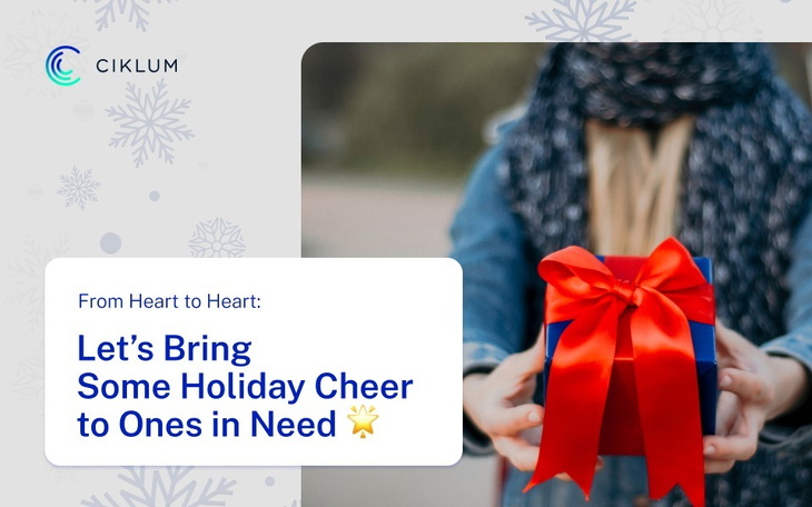 Prezent z czerwoną wstążką, symbolizujący radość i święta.