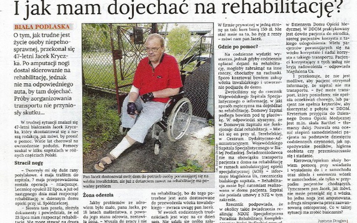 Zbiórka Zakup auta inwalidzkiego - zdjęcie główne