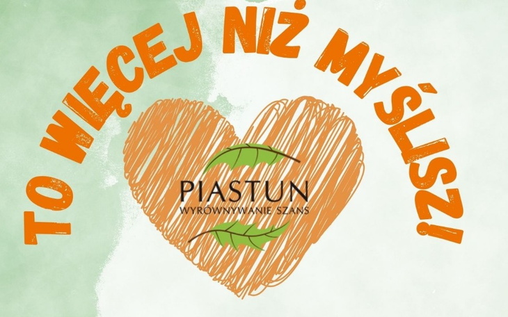 Grafika z sercem i napisem o wyrównywaniu szans.