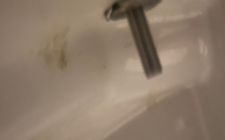 Kotek przytula się do maty, w kolorowej domestypiece.