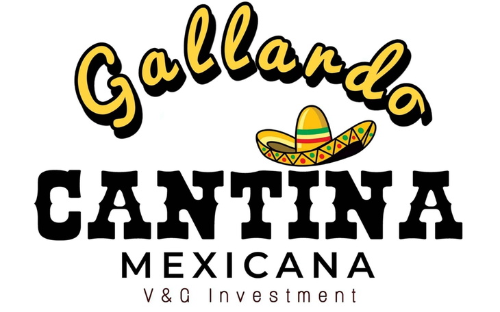 Logo restauracji Gallardo Cantina z sombrero.