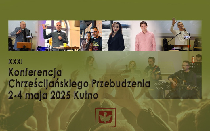 Plakat konferencji Chrześcijańskiego Przebudzenia w Kutnie.