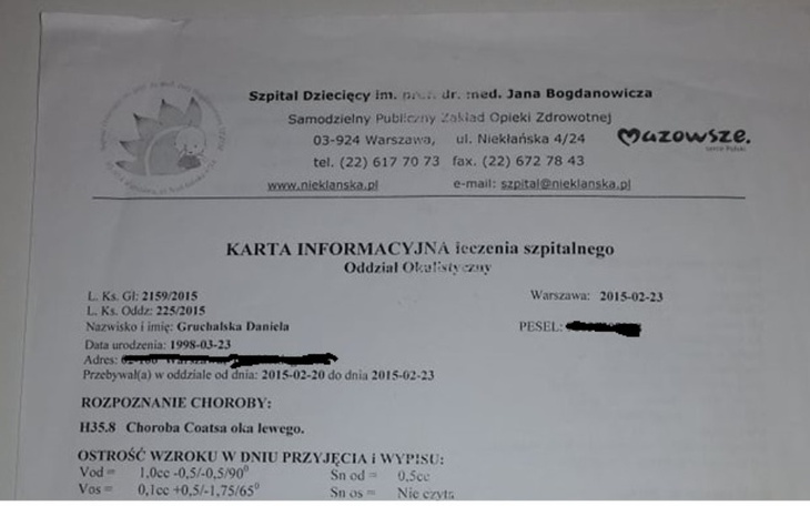 Zbiórka Kontrola choroby Coatsa - zdjęcie główne