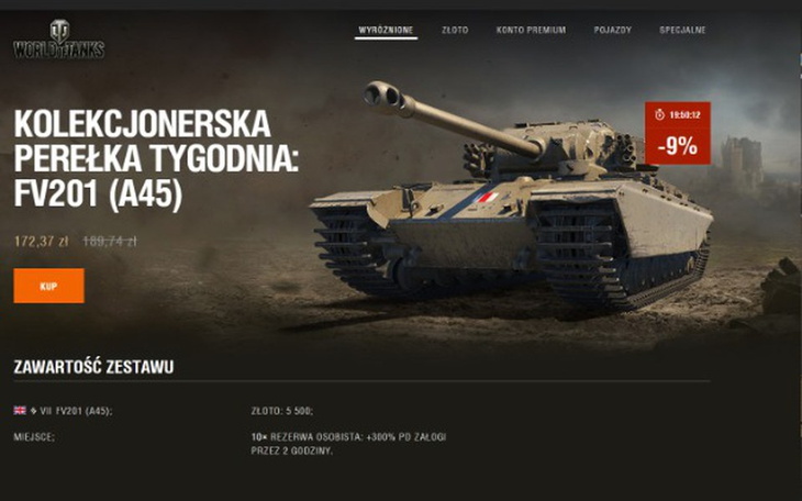Zbiórka Zbieranie na grę World of Tanks - zdjęcie główne