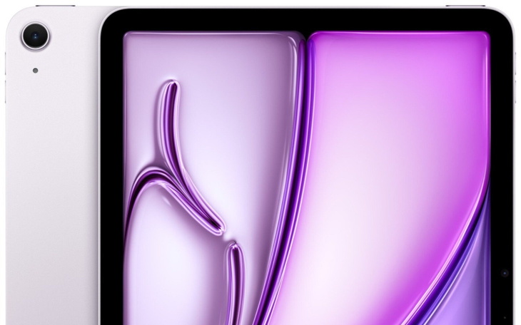 Tablet z ekranem w kolorze różowym, nowoczesny design.