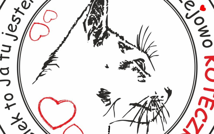 Logo organizacji zajmującej się pomocą zwierzętom.