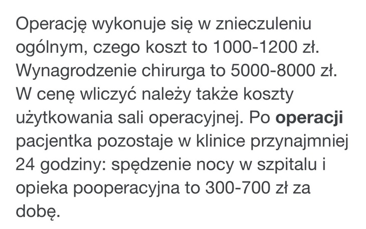Zbiórka Operacja zmniejszenia biustu - zdjęcie główne