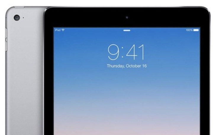 Tablet z wyświetlaczem, na którym widać godzinę 9:41.