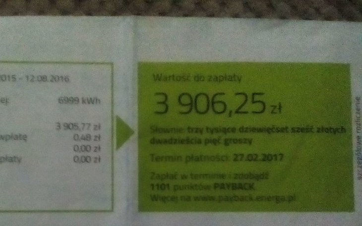 Zbiórka Wysoki rachunek za prąd :( - zdjęcie główne