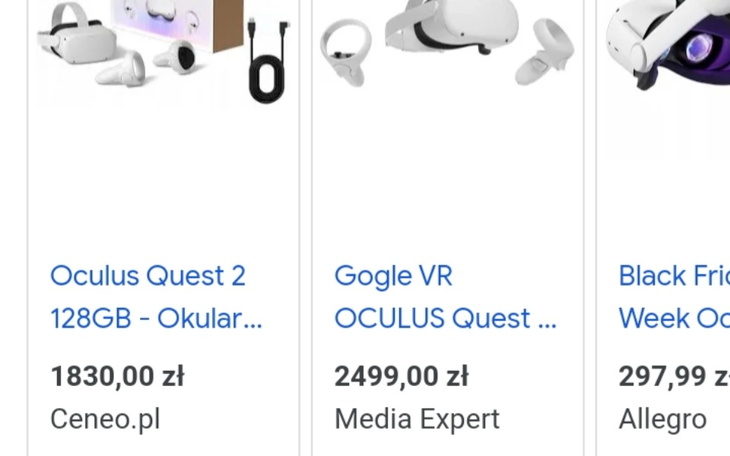 Zbiórka Wpłac złotówkę na okulary vr - zdjęcie główne