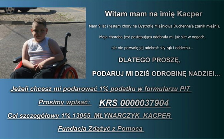 Zbiórka Rehabilitacja dla Kacpra - zdjęcie główne