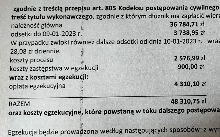 Zbiórka Na lepsze życie Spłaty długu - zdjęcie główne