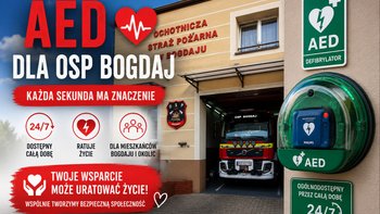Zbiórka Serce Bogdaju bije dzięki Tobie! Zbiórka na AED - miniaturka zdjęcia
