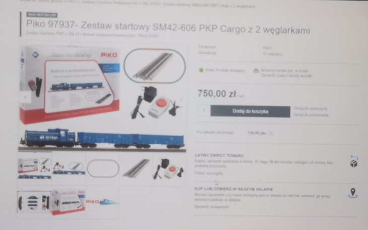 Zbiórka Zbiórka na model pociągu piko - zdjęcie główne