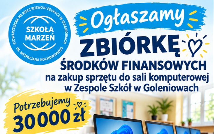 Uśmiechnięty psina na spacerze na zewnątrz, przewiązany kolorową smyczą.