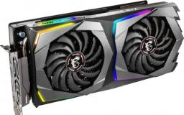 Wydajna karta graficzna z podświetleniem RGB.