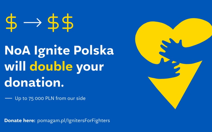 Zbiórka Firmy dla Ukrainy- NoA Ignite PL - zdjęcie główne