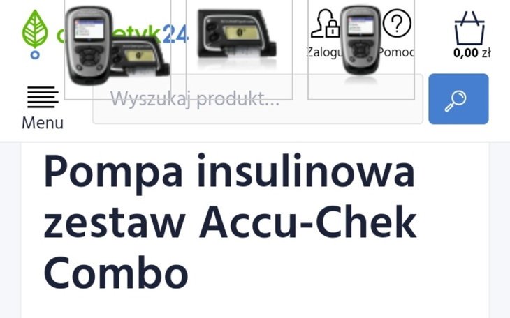 Zbiórka Pompa podajaca insuline - zdjęcie główne