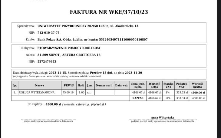 Zbiórka UPFaktura - zdjęcie główne