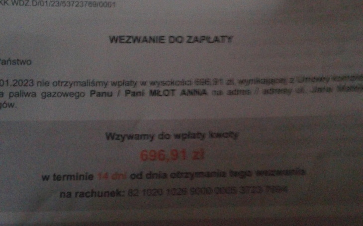 Zbiórka Plis pomóżcie mi zapłacić za gaz - zdjęcie główne