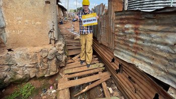 Zbiórka Mały most szkolny SMPE w slumsie - miniaturka zdjęcia