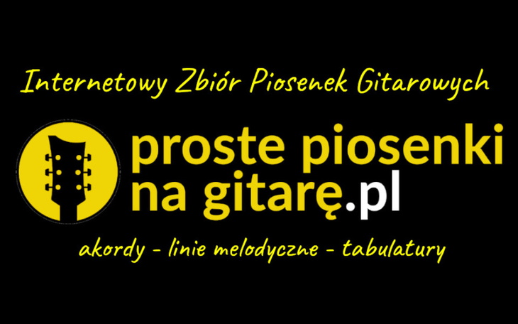 Logo strony z akordami i tabulaturami do piosenek na gitarę.