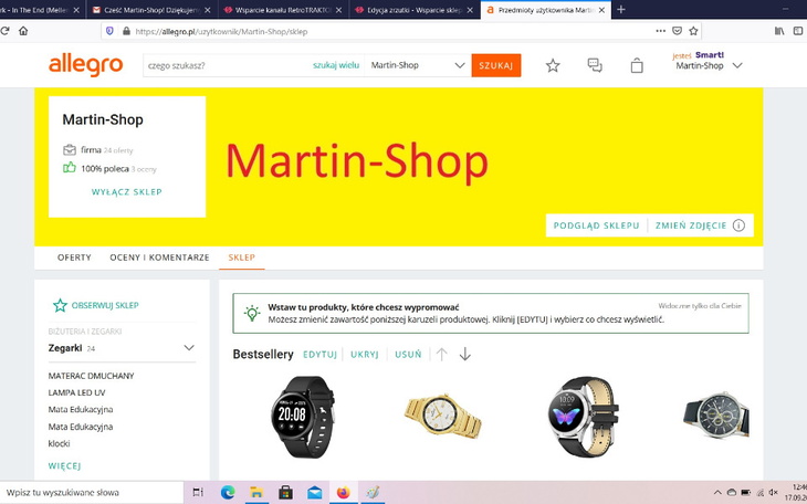 Zbiórka Wsparcie sklepu Martin-Shop - zdjęcie główne