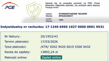 Zbiórka Zbiórka na opłatę ogrzewania - miniaturka zdjęcia