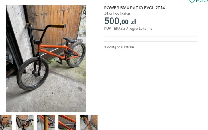 Zbiórka zbieram na wymarzony rower BmX - zdjęcie główne