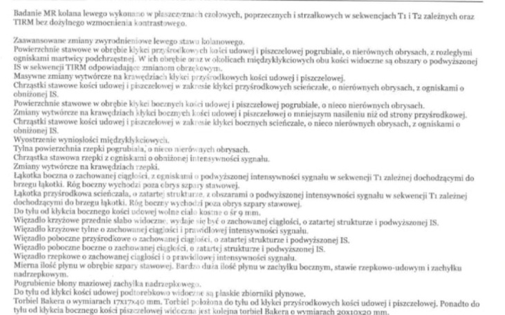 Zbiórka Operacja kolana,rehabilitacja - zdjęcie główne