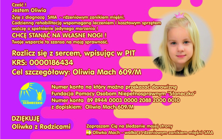 Zbiórka Oliwka Z SMA - zdjęcie główne