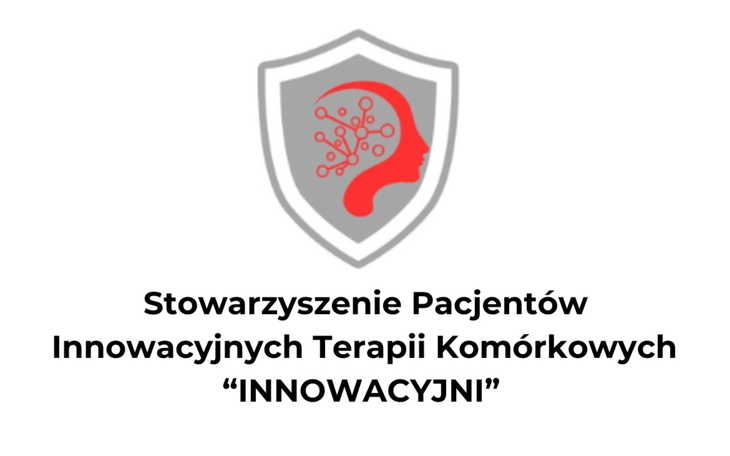 Logo Stowarzyszenia Pacjentów Innowacyjnych Terapii Komórkowych.