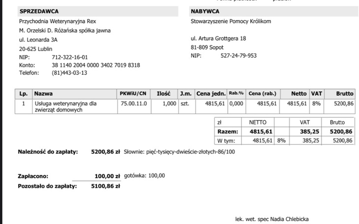 Zbiórka FakturaRex - zdjęcie główne